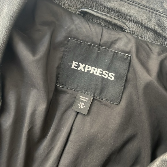 Express Moto Leather Jacket - Picture 2 of 6
